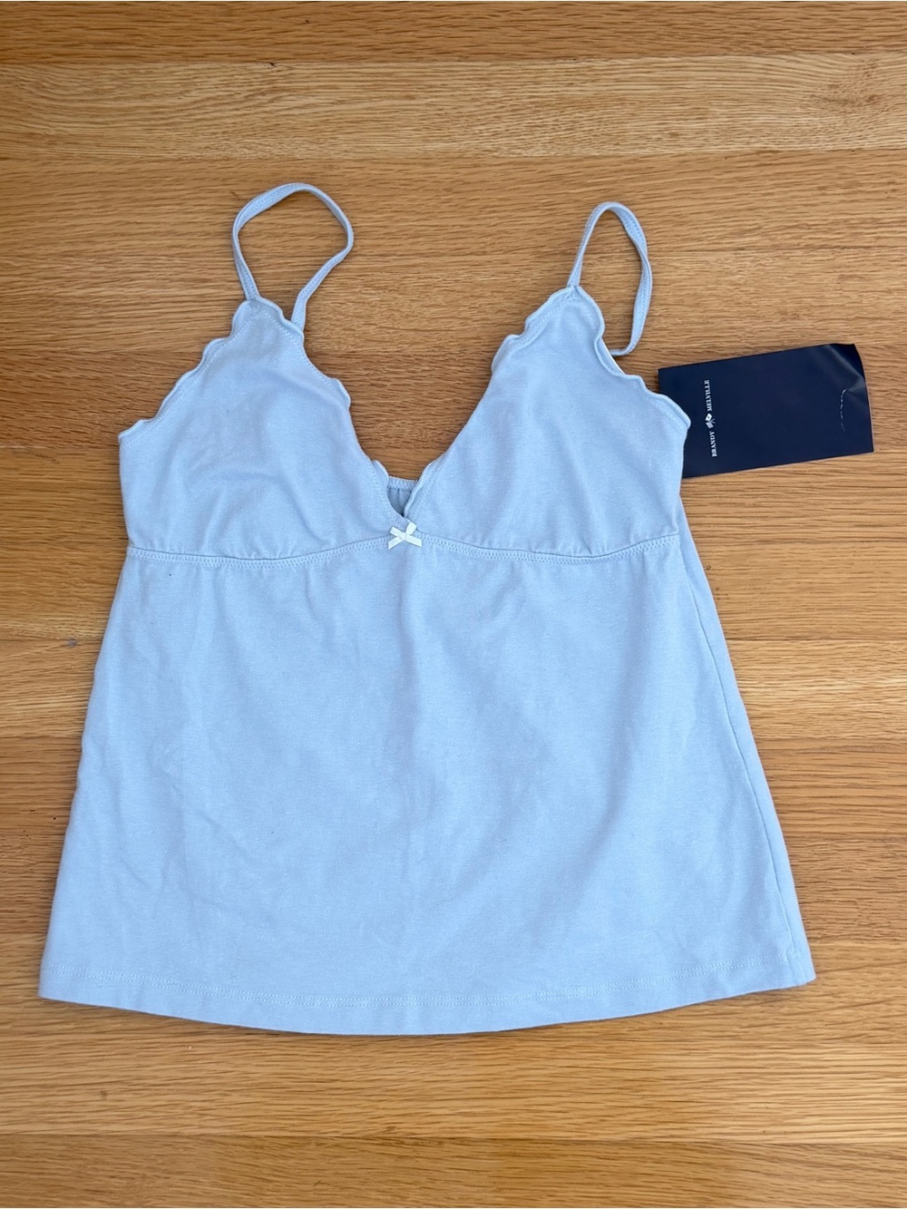NWT! Light Blue Cotton Camisole Sleep Top -  Women Intimates